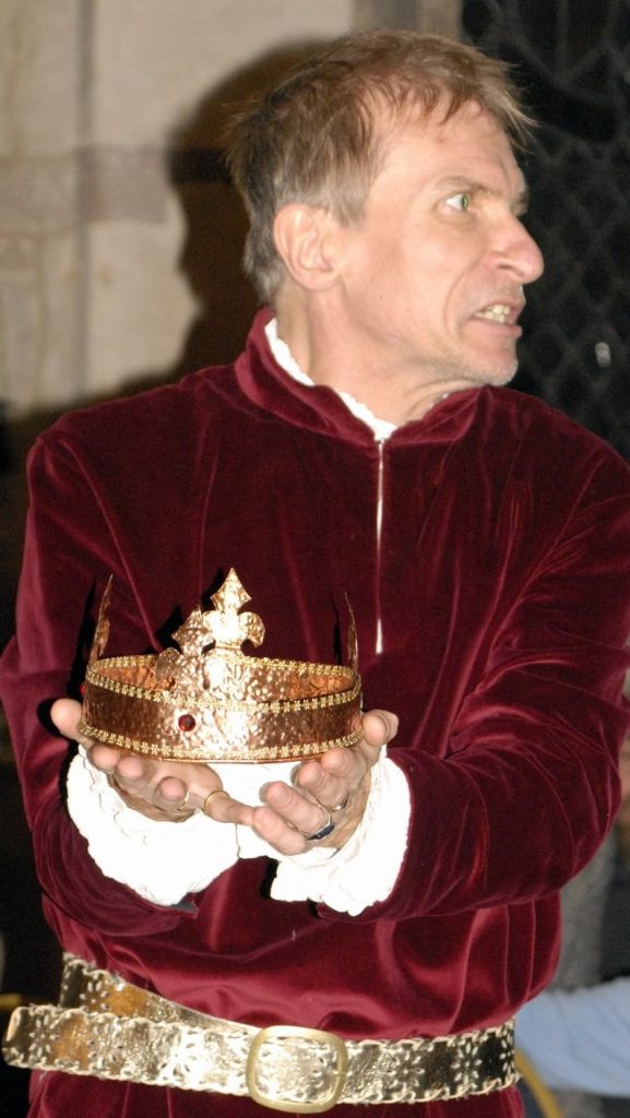 King with crown